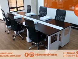 islas de trabajo mobiliario para oficina